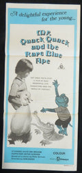 MR QUACK QUACK AND THE RARE BLUE APE  (1974) — Original Australian daybill movie poster