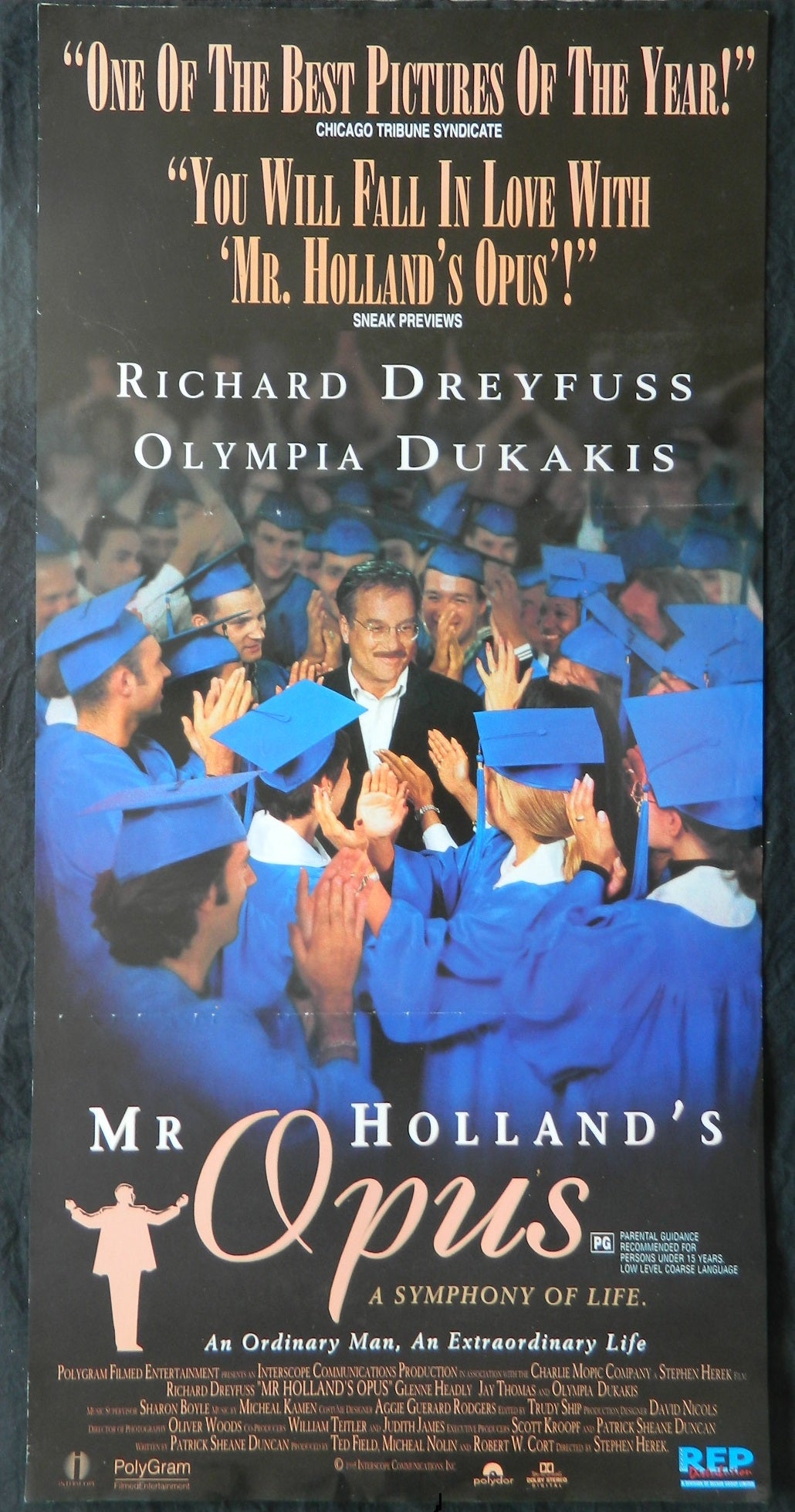 MR HOLLANDS OPUS (1995) — Original Australian daybill movie poster