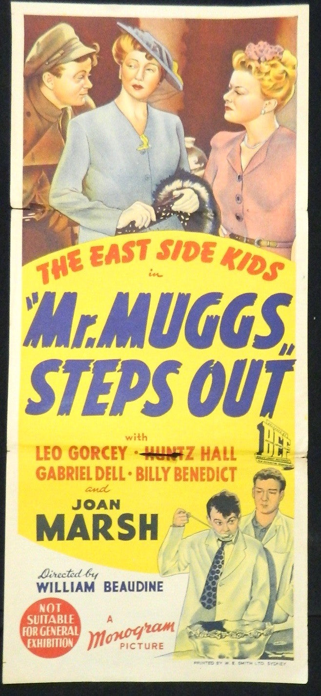 MR MUGGS STEPS OUT (1943) — Original Australian daybill movie poster