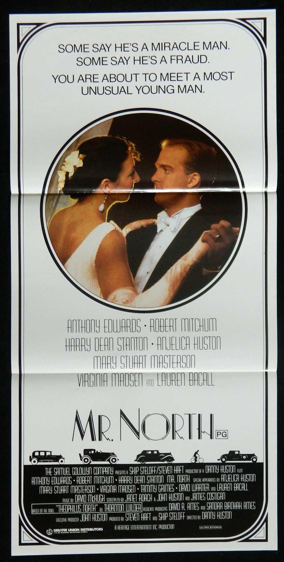 MR NORTH (1988) — Original Australian daybill movie poster