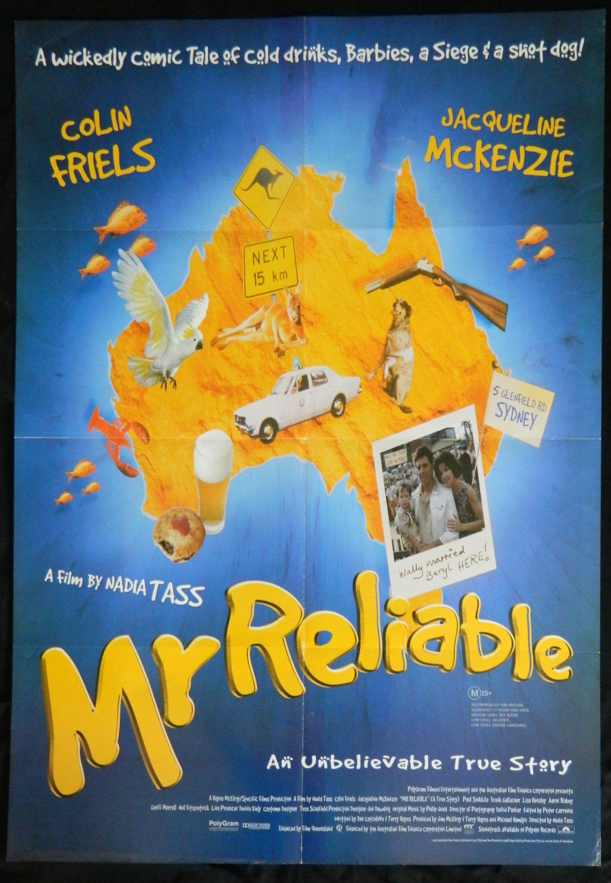MR RELIABLE (1996)— Original Australian one sheet movie poster