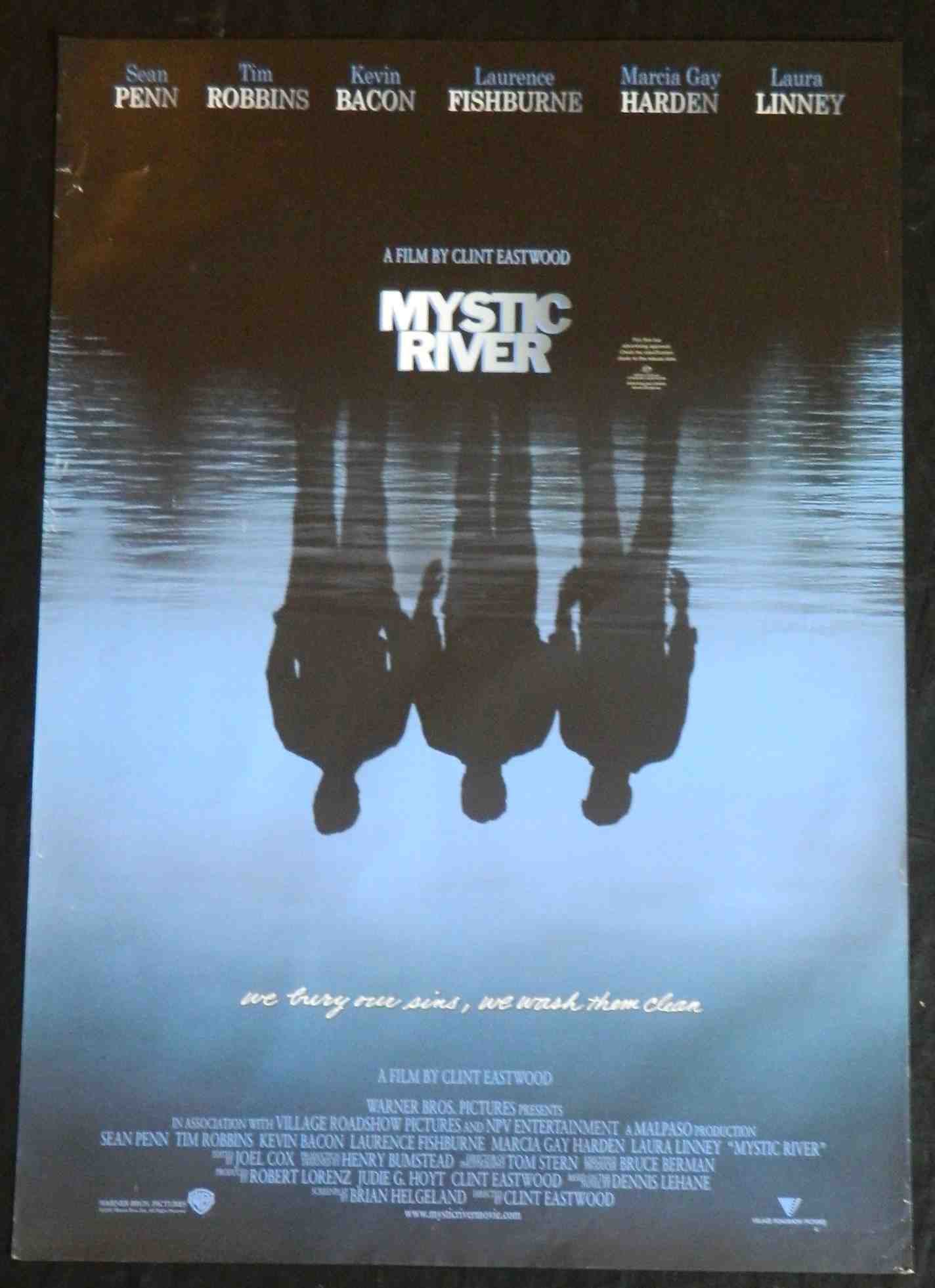 MYSTIC RIVER (2003)— Original Australian one sheet movie poster