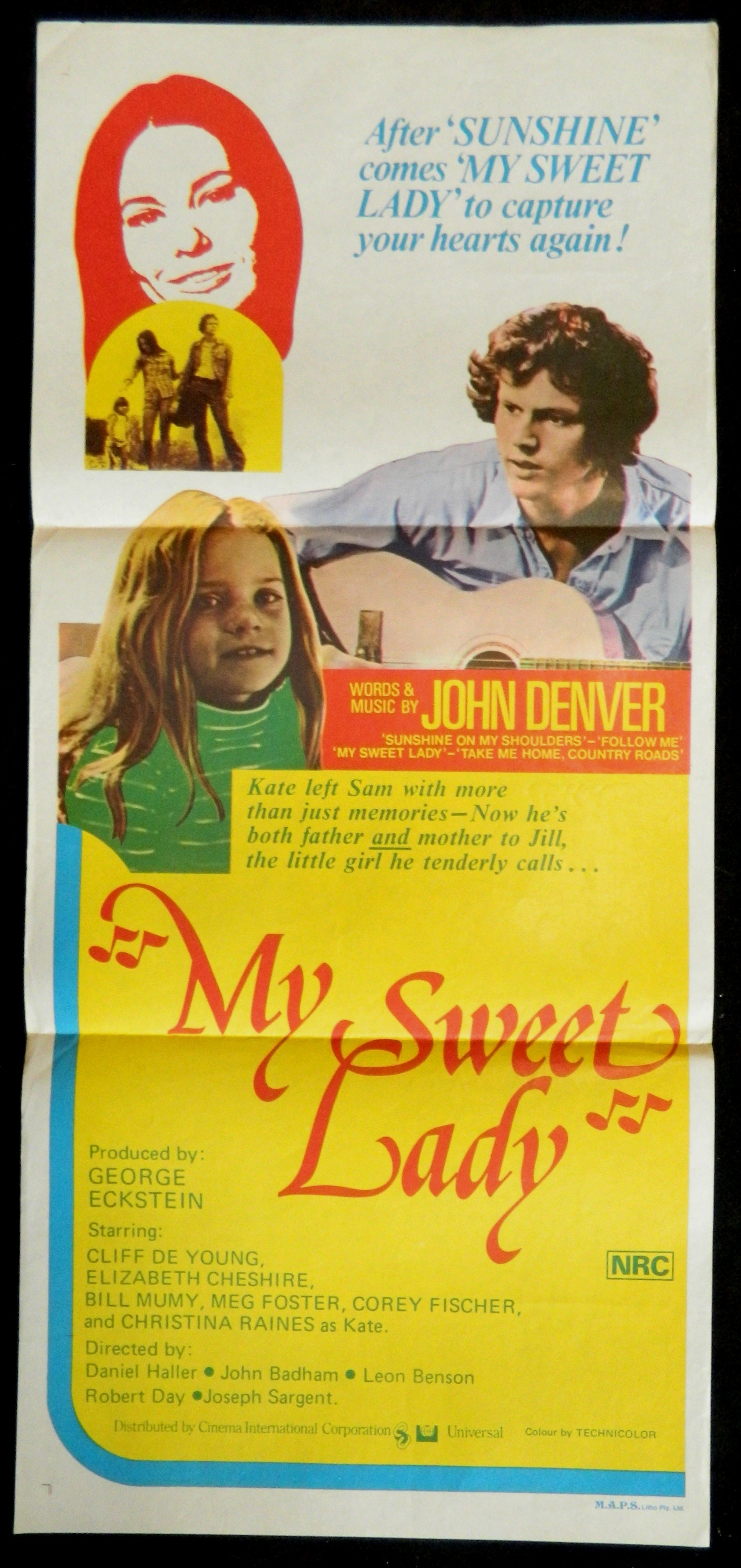 MY SWEET LADY  (1977) — Original Australian daybill movie poster