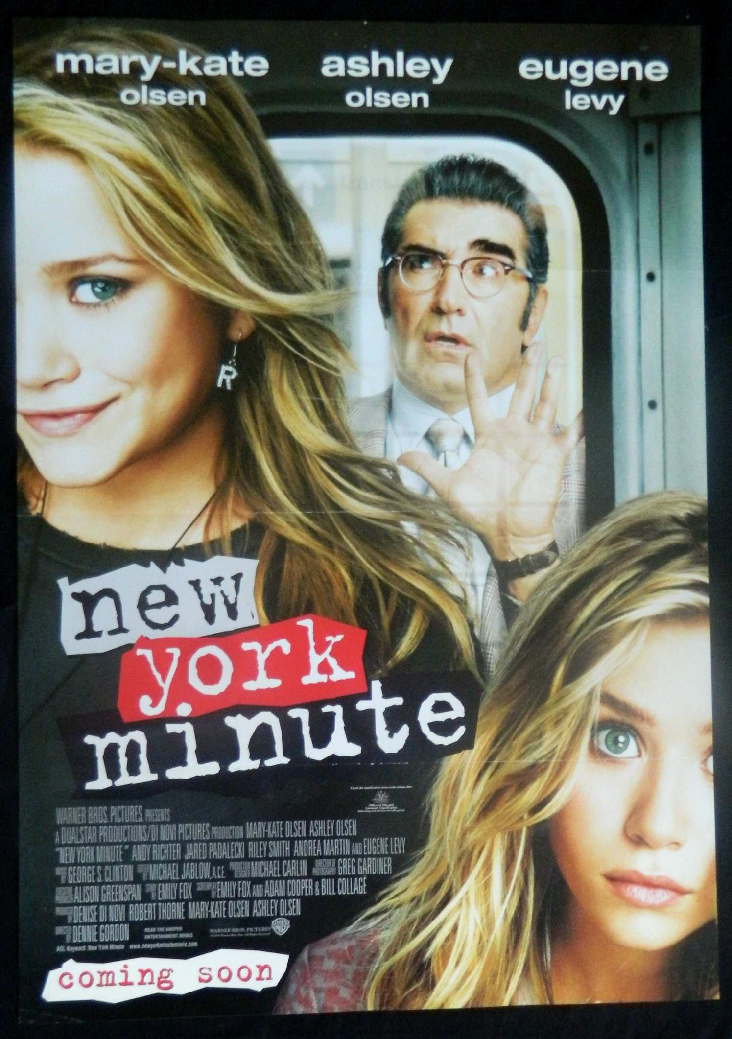 NEW YORK MINUTE  (2004)— Original Australian one sheet movie poster