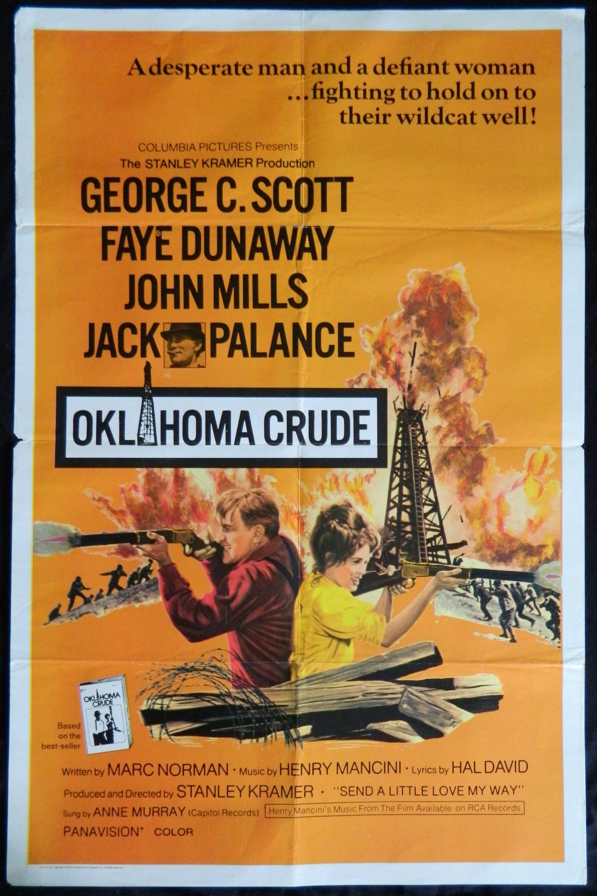 OKLAHOMA CRUDE (1973)— Original Australian one sheet movie poster