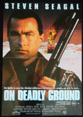 ON DEADLY GROUND (1994)— Original Australian one sheet movie poster