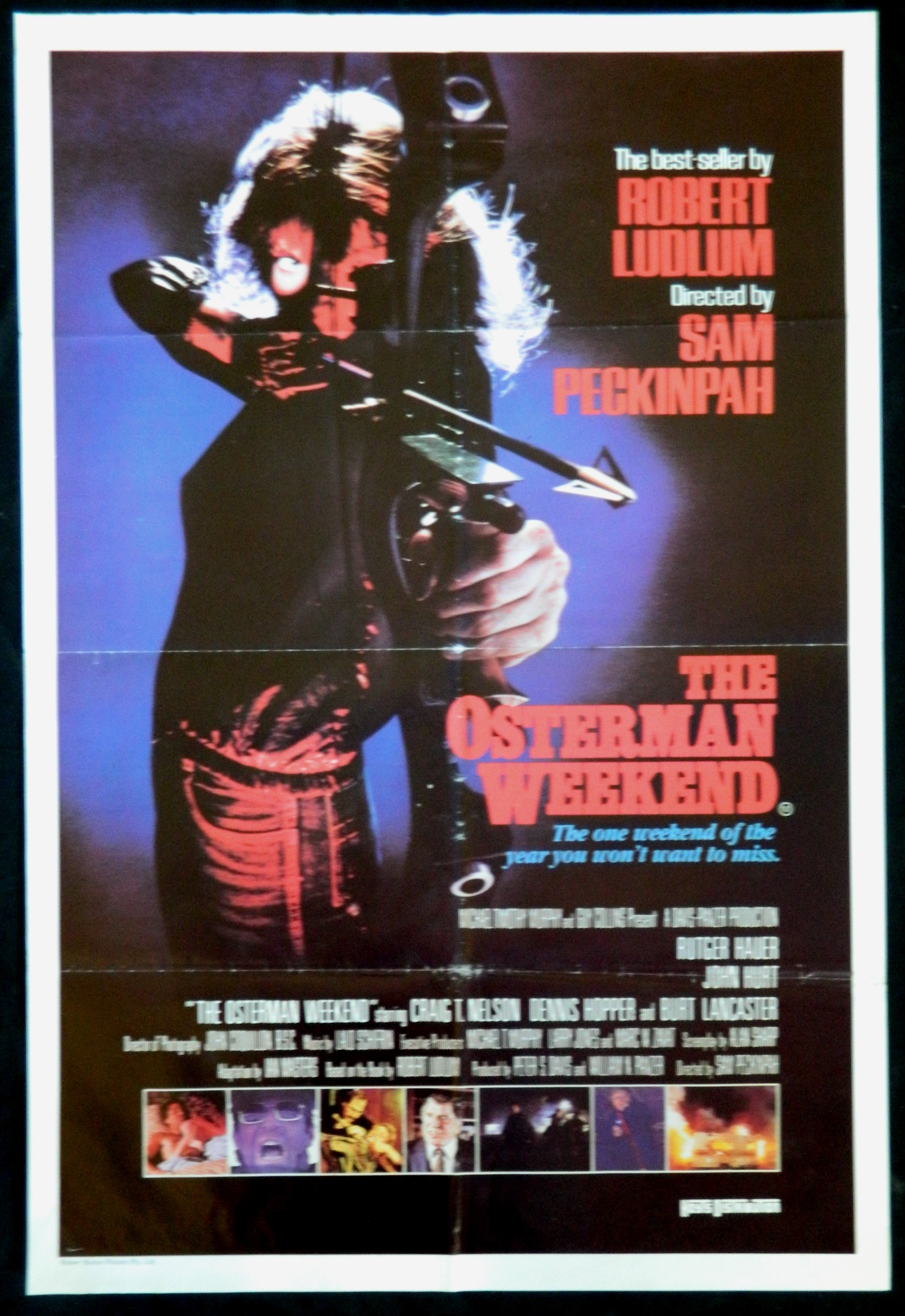 OSTERMAN WEEKEND (1983)— Original Australian one sheet movie poster