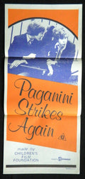 PANGANINI STRIKES AGAIN (1977) — Original Australian daybill movie poster