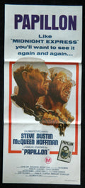 PAPILLON  (1973) — Original Australian daybill movie poster