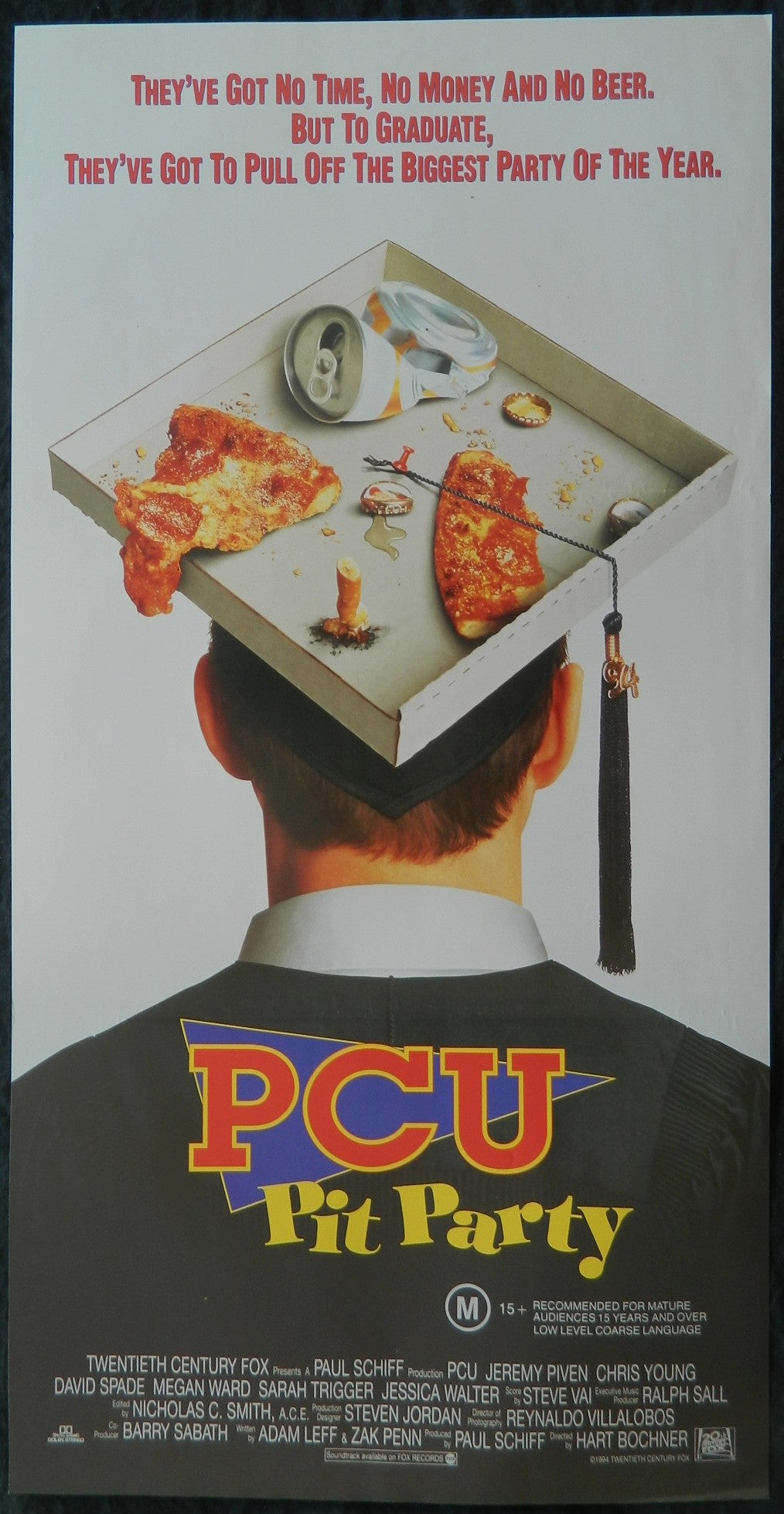 PCU PIT PARTY  (1994) — Original Australian daybill movie poster