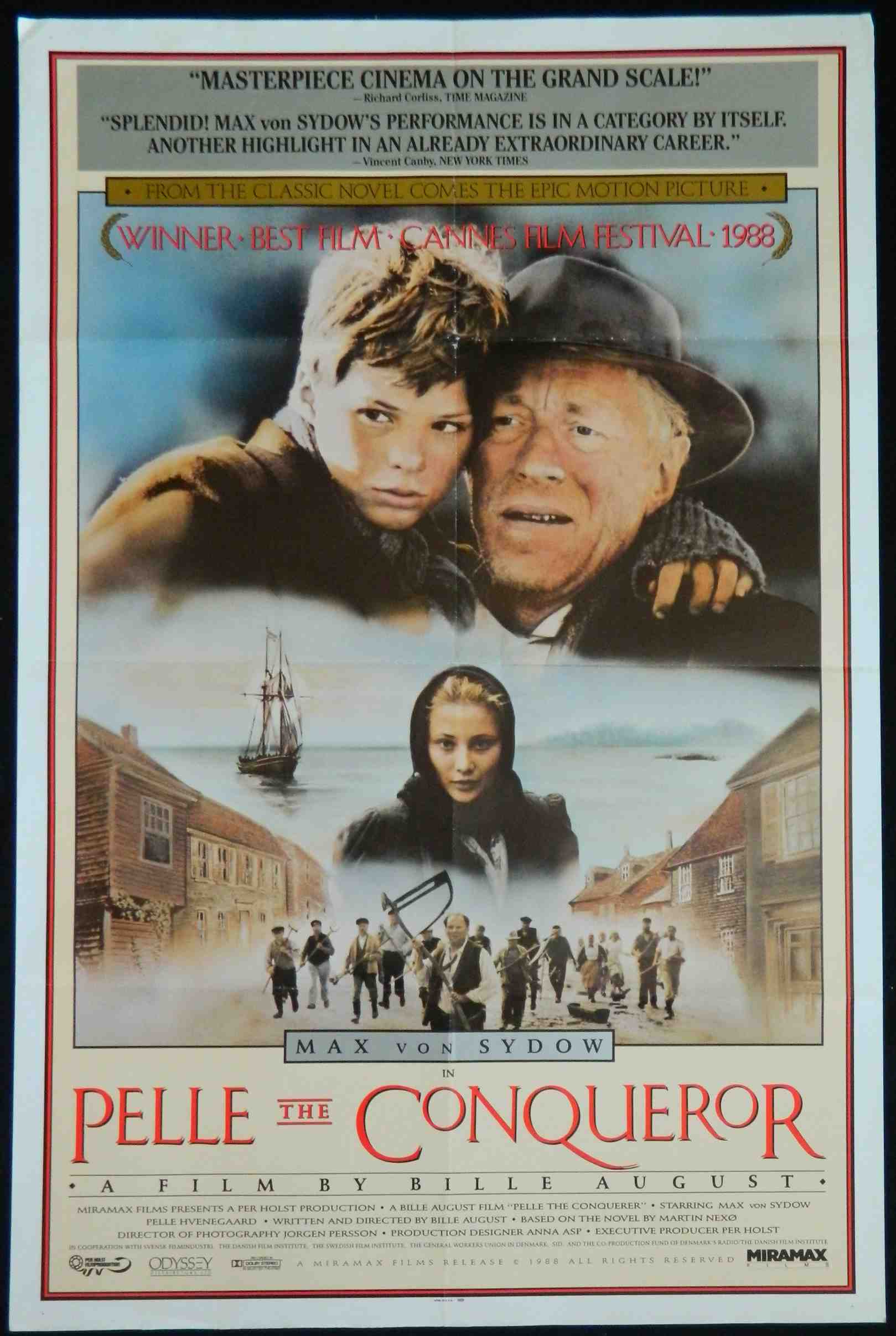 PELLE THE CONQUEROR (1987)— Original Australian one sheet movie poster