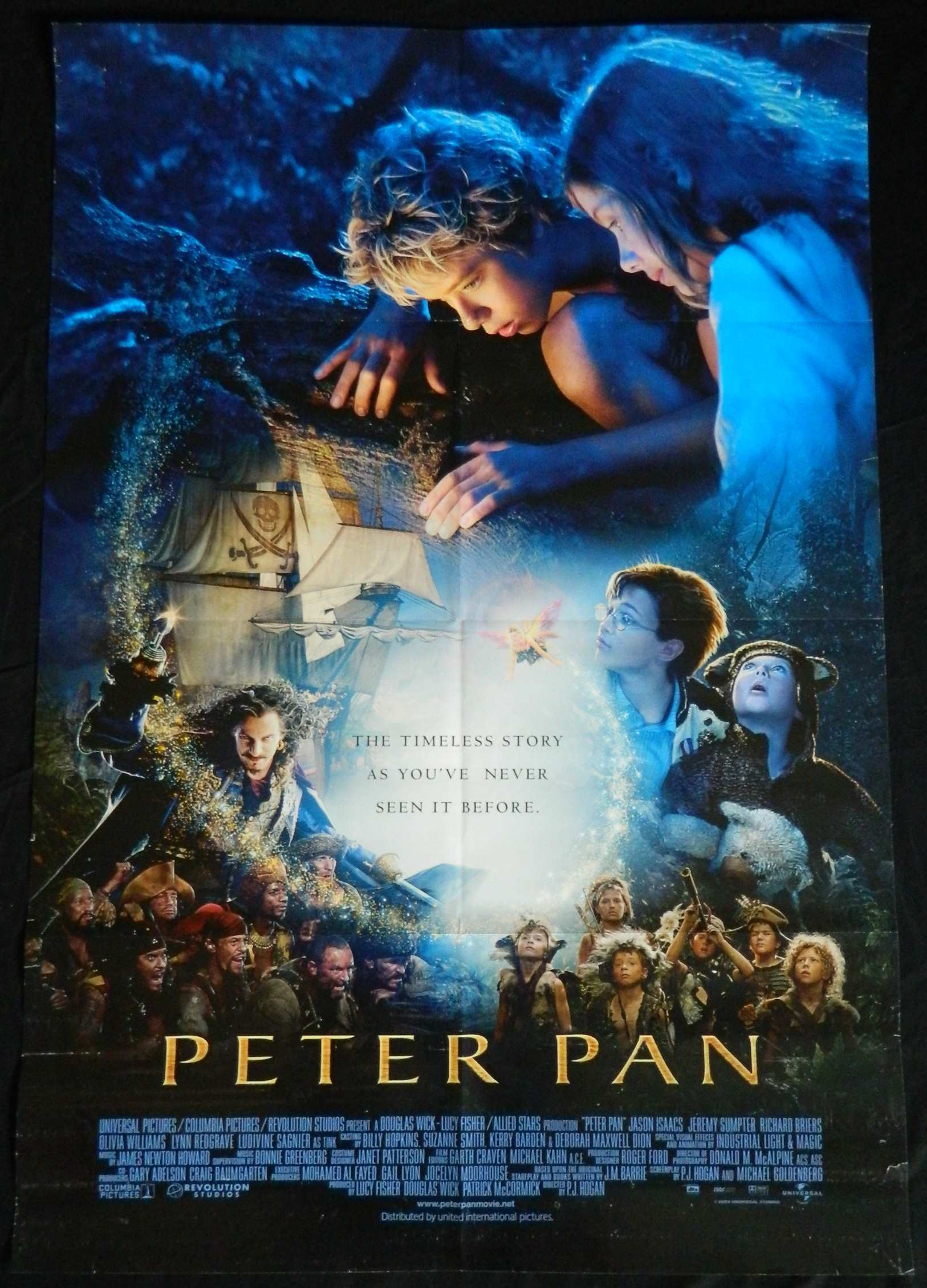 PETER PAN (2003)— Original Australian one sheet movie poster