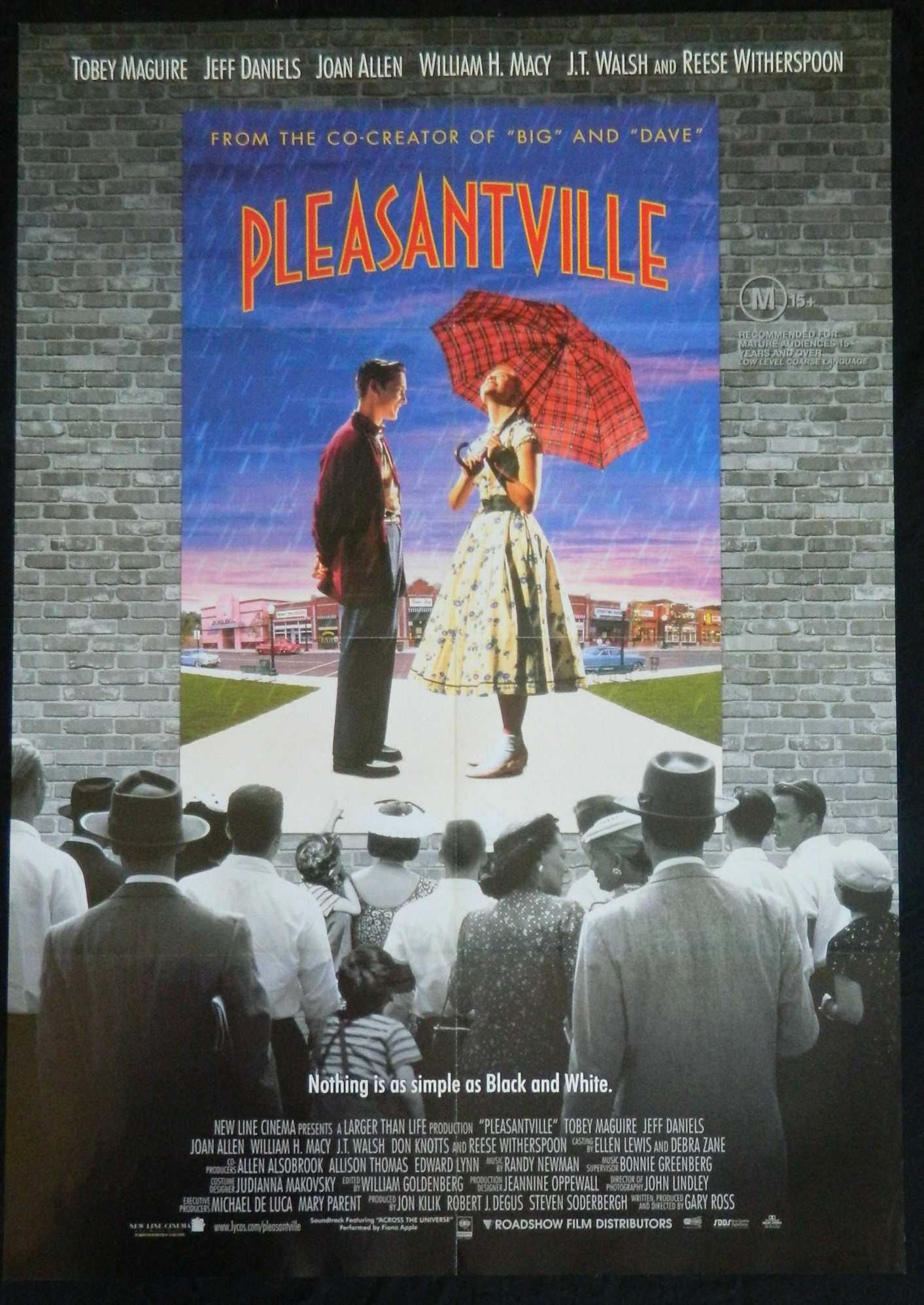 PLEASANTVILLE (1998)— Original Australian one sheet movie poster