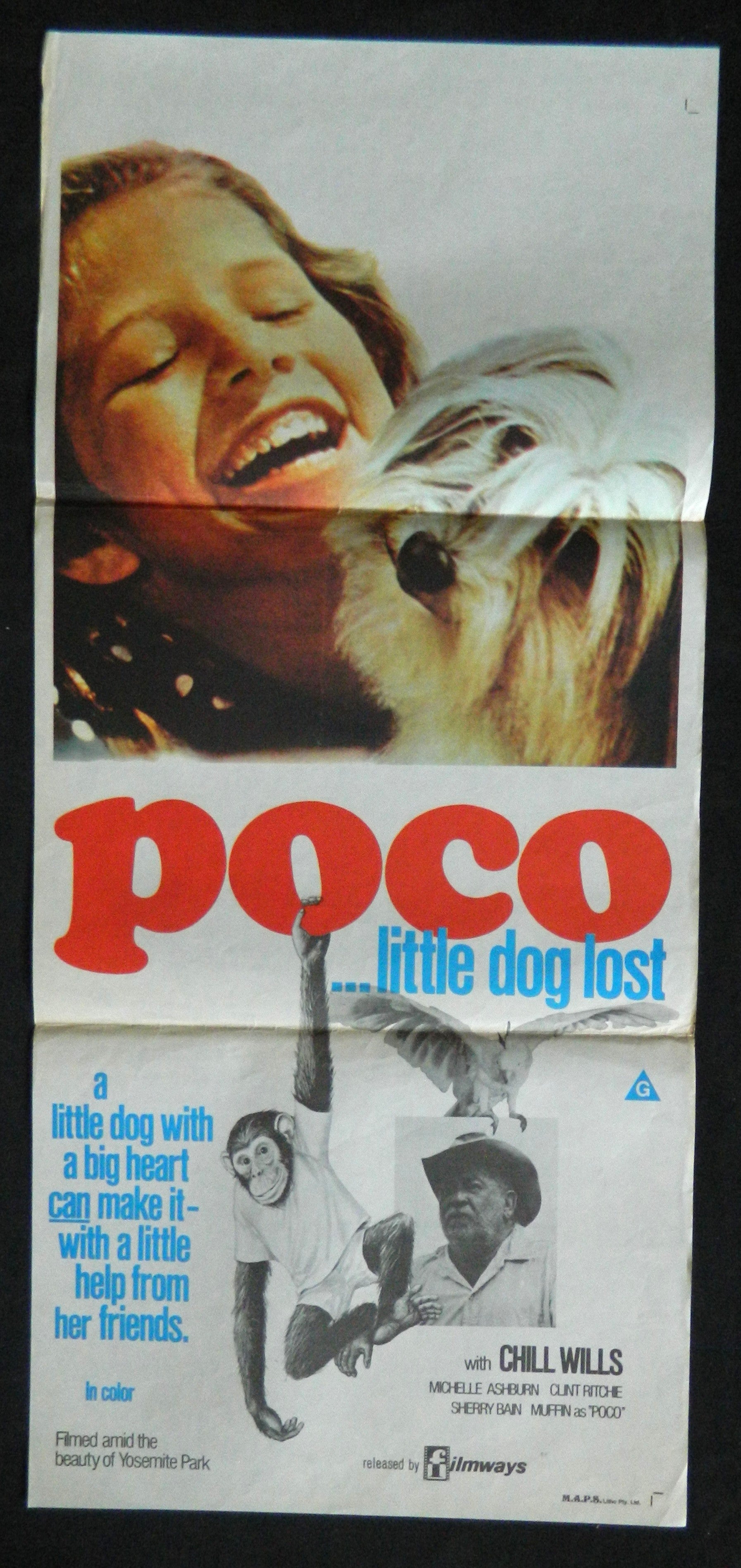 POCO (1980) — Original Australian daybill movie poster