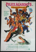 POLICE ACADEMY 5 (1988)— Original Australian one sheet movie poster