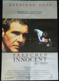 PRESUMED INNOCENT (1990)— Original Australian one sheet movie poster