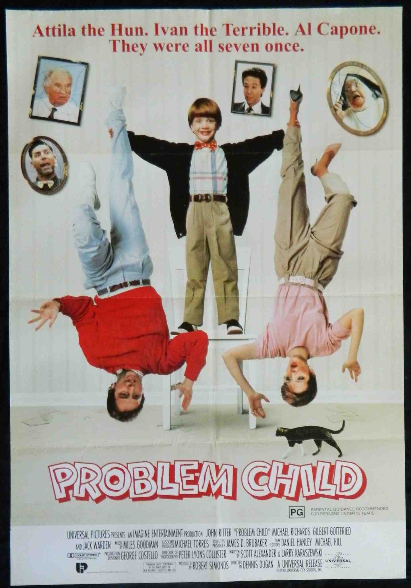 PROBLEM CHILD (1990)— Original Australian one sheet movie poster