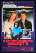 PROJECT X (1987)— Original Australian one sheet movie poster
