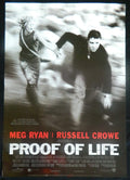 PROOF OF LIFE (2000)— Original Australian one sheet movie poster