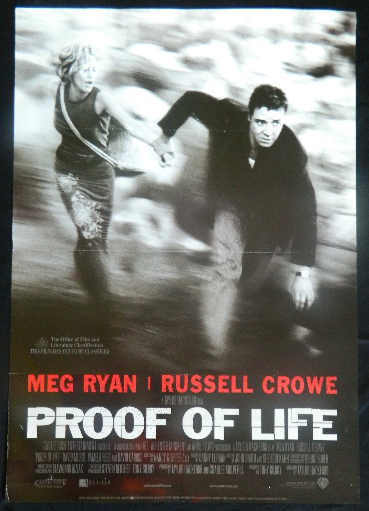 PROOF OF LIFE (2000)— Original Australian one sheet movie poster