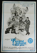 PUSSYCAT PUSSYCAT I LOVE YOU (1970)— Original Australian one sheet movie poster