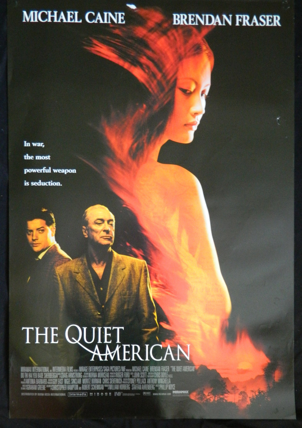 THE QUIET AMERICAN (2002)— Original Australian one sheet movie poster.