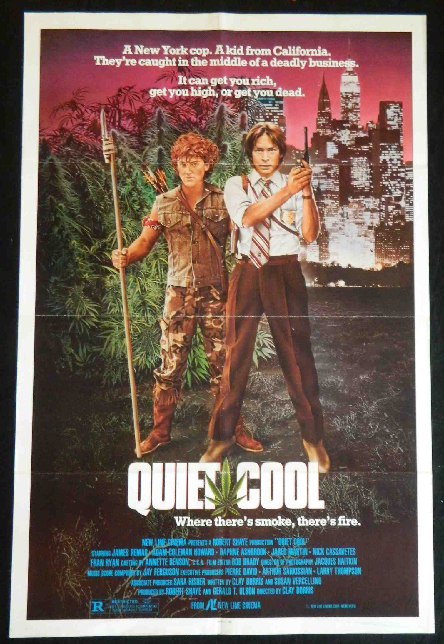 QUIET COOL(1986)— Original Australian one sheet movie poster