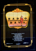 RADIO DAYS  (1987)— Original Australian one sheet movie poster
