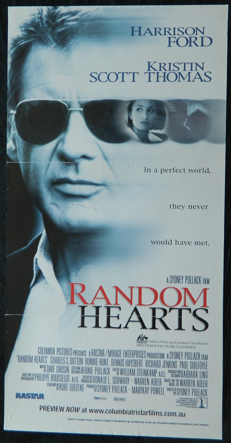 RANDOM HEARTS (1999) — Original Australian daybill movie poster