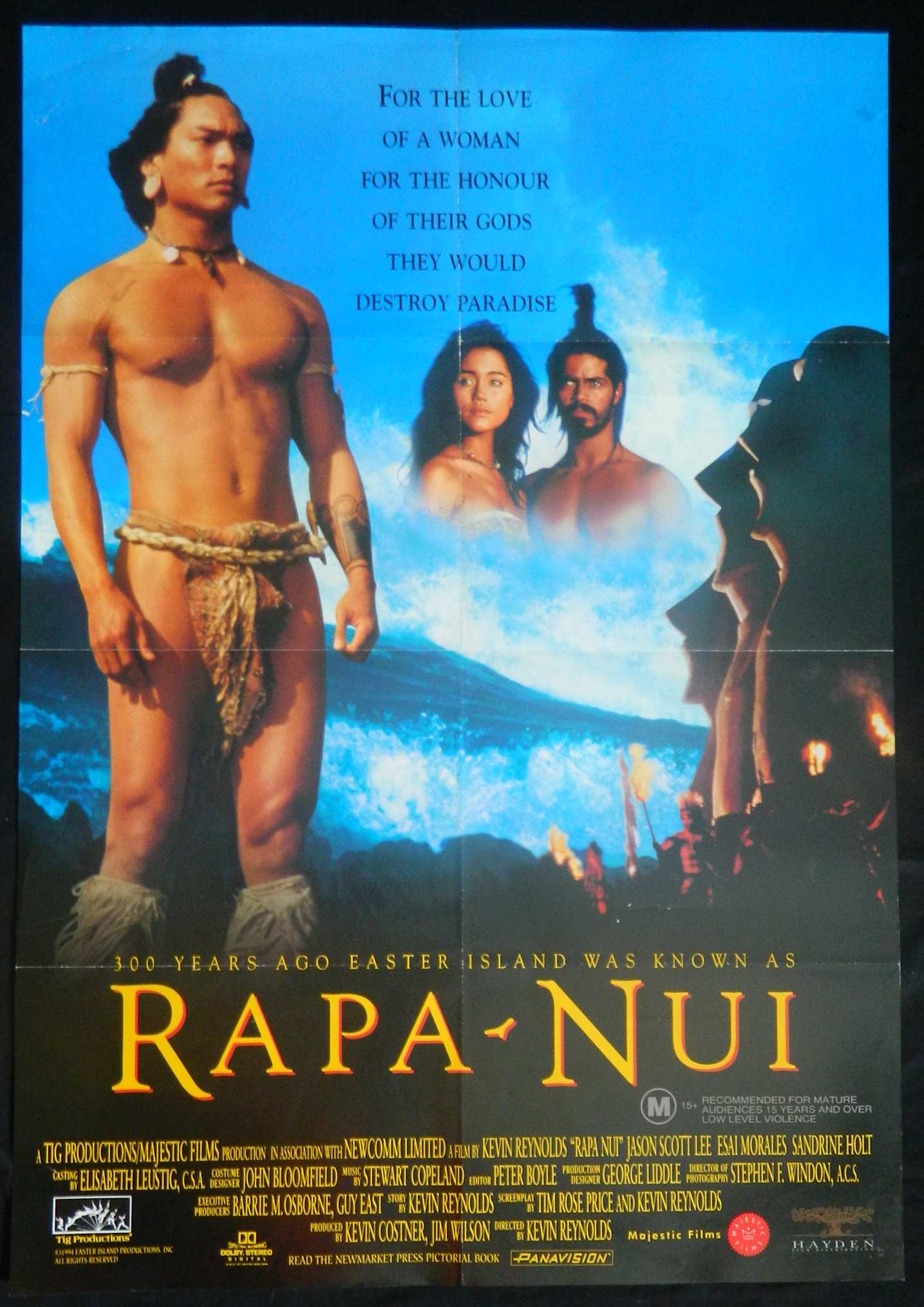 RAPA-NUI (1994)— Original Australian one sheet movie poster