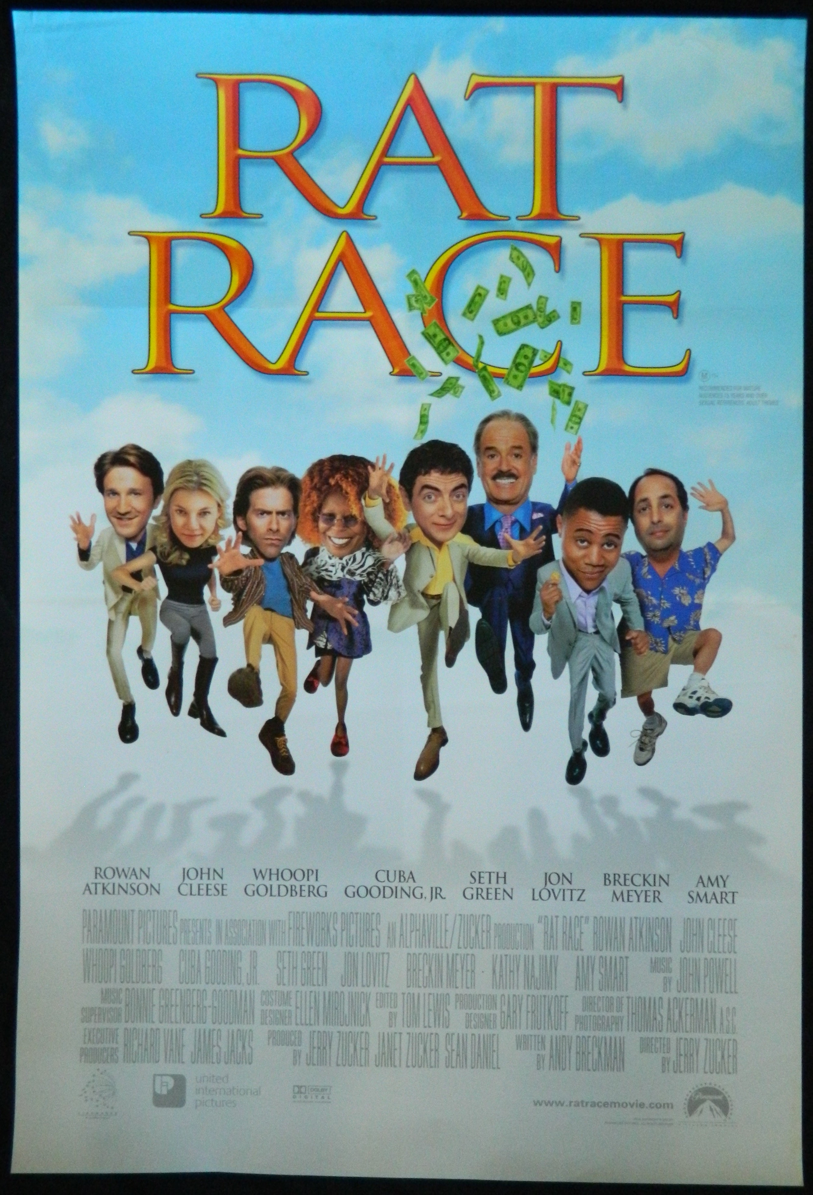 RAT RACE (2001) — Original Australian one sheet movie poster