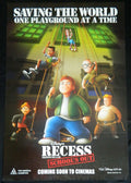 RECESS SCHOOLS OUT (2001)— Original Australian one sheet movie poster