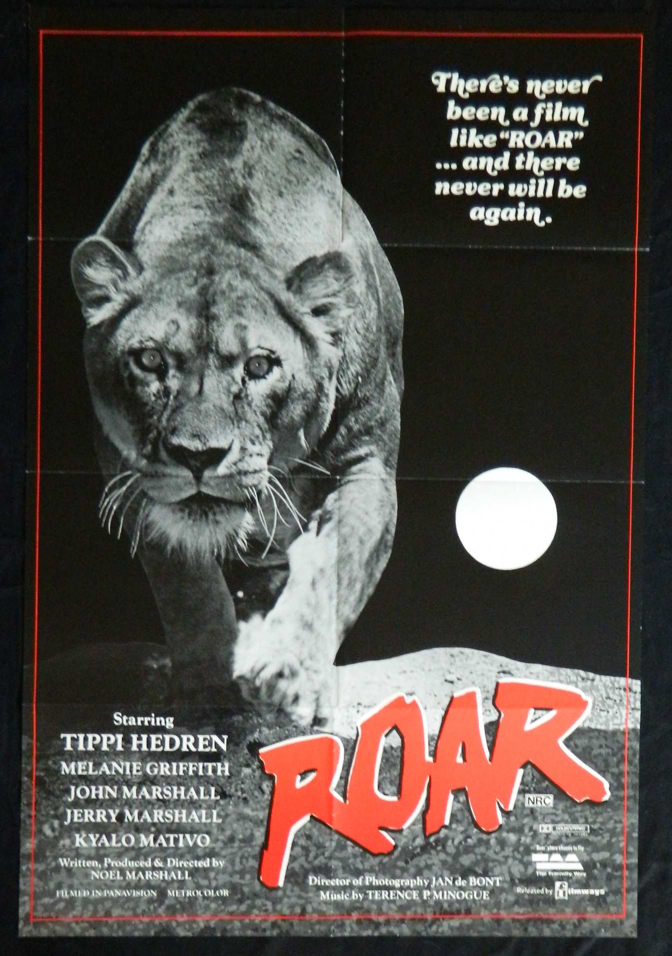 ROAR (1981) — Original Australian one sheet movie poster