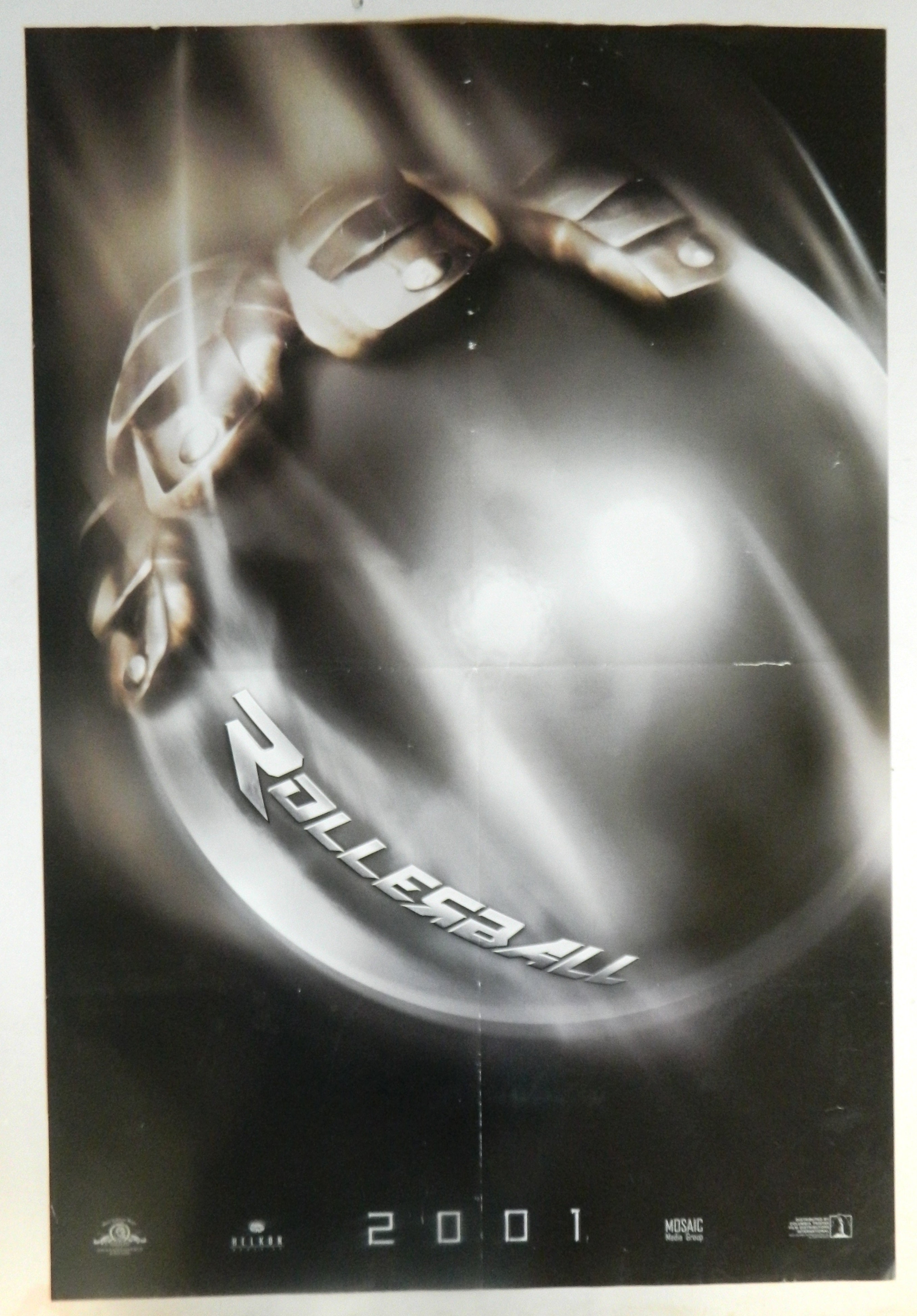ROLLERBALL (2002)— Original Australian one sheet movie poster