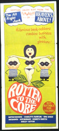 ROTTEN TO THE CORE (1965) — Original Australian daybill movie poster