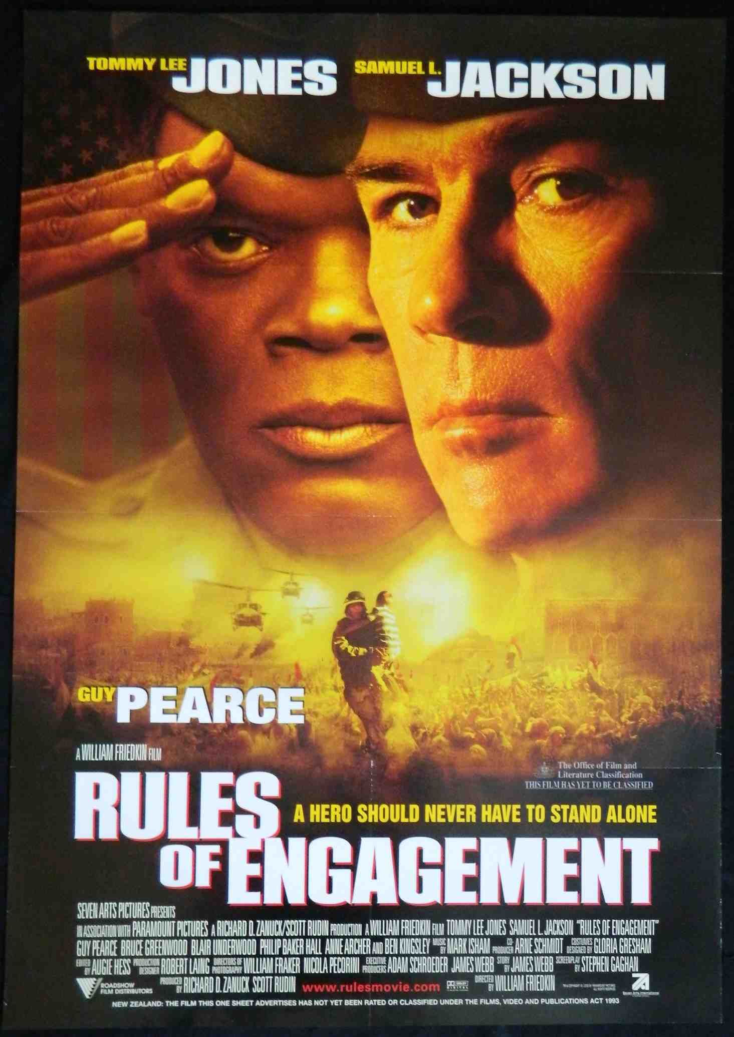 RULES OF ENGAGEMENT (2000)— Original Australian one sheet movie poster
