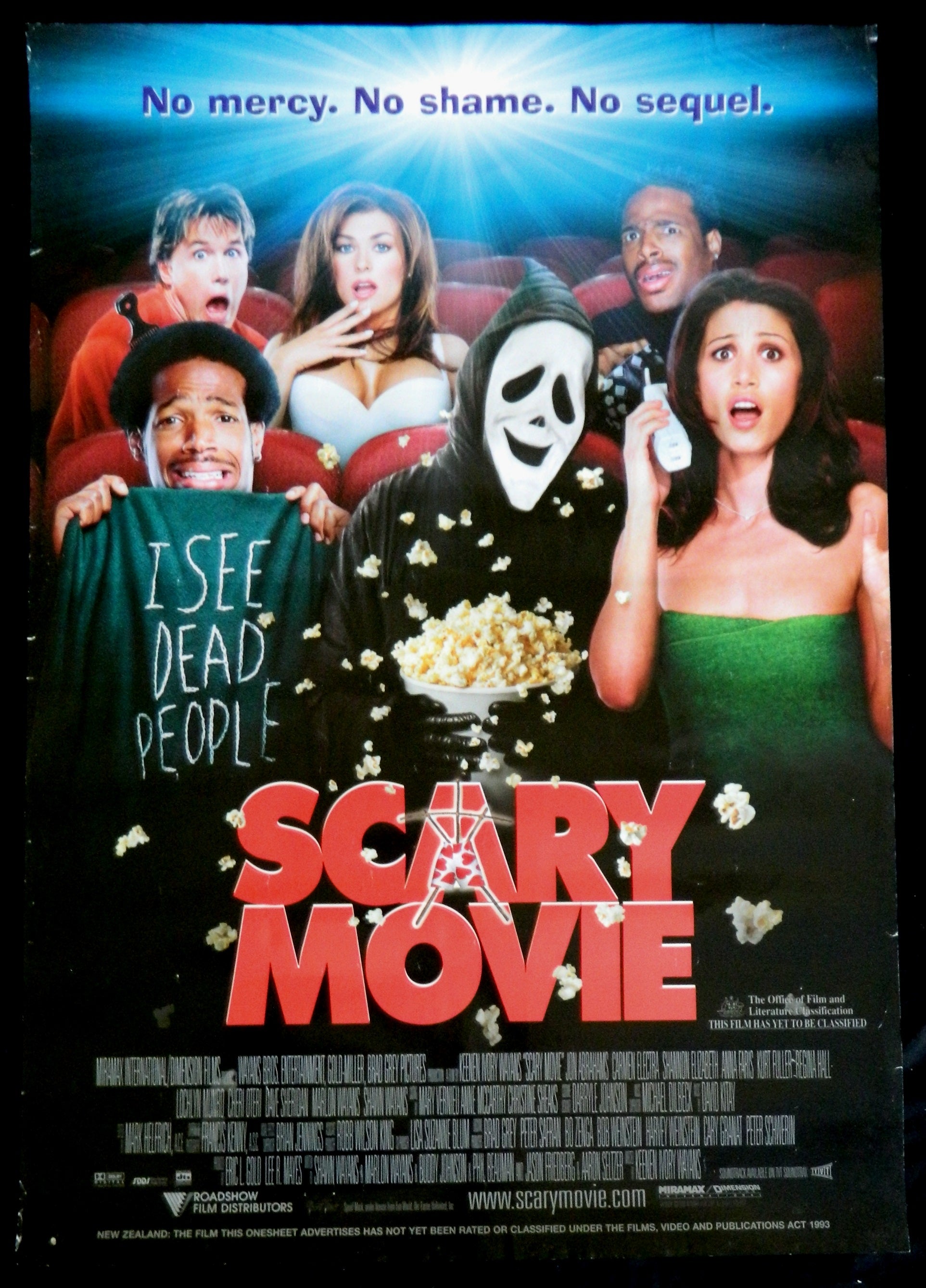 SCARY MOVIE (2000) — Original Australian one sheet movie poster