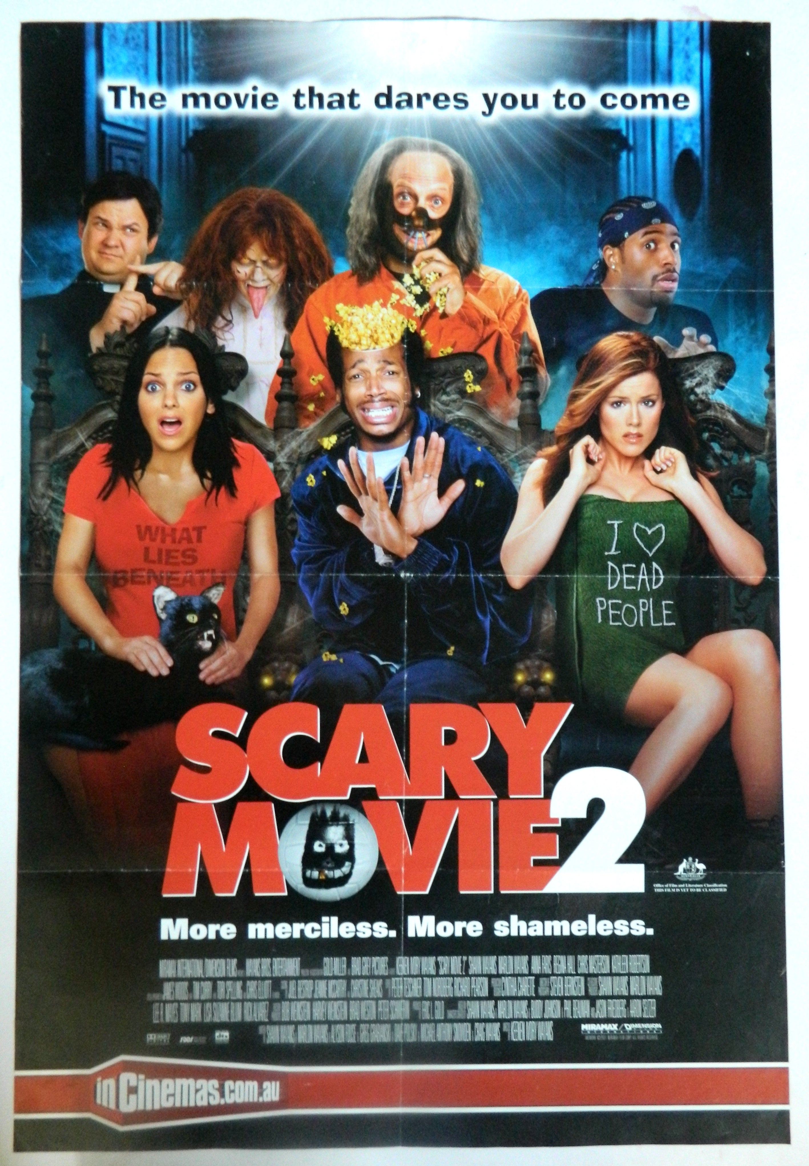 SCARY MOVIE 2 (2001) — Original Australian one sheet movie poster