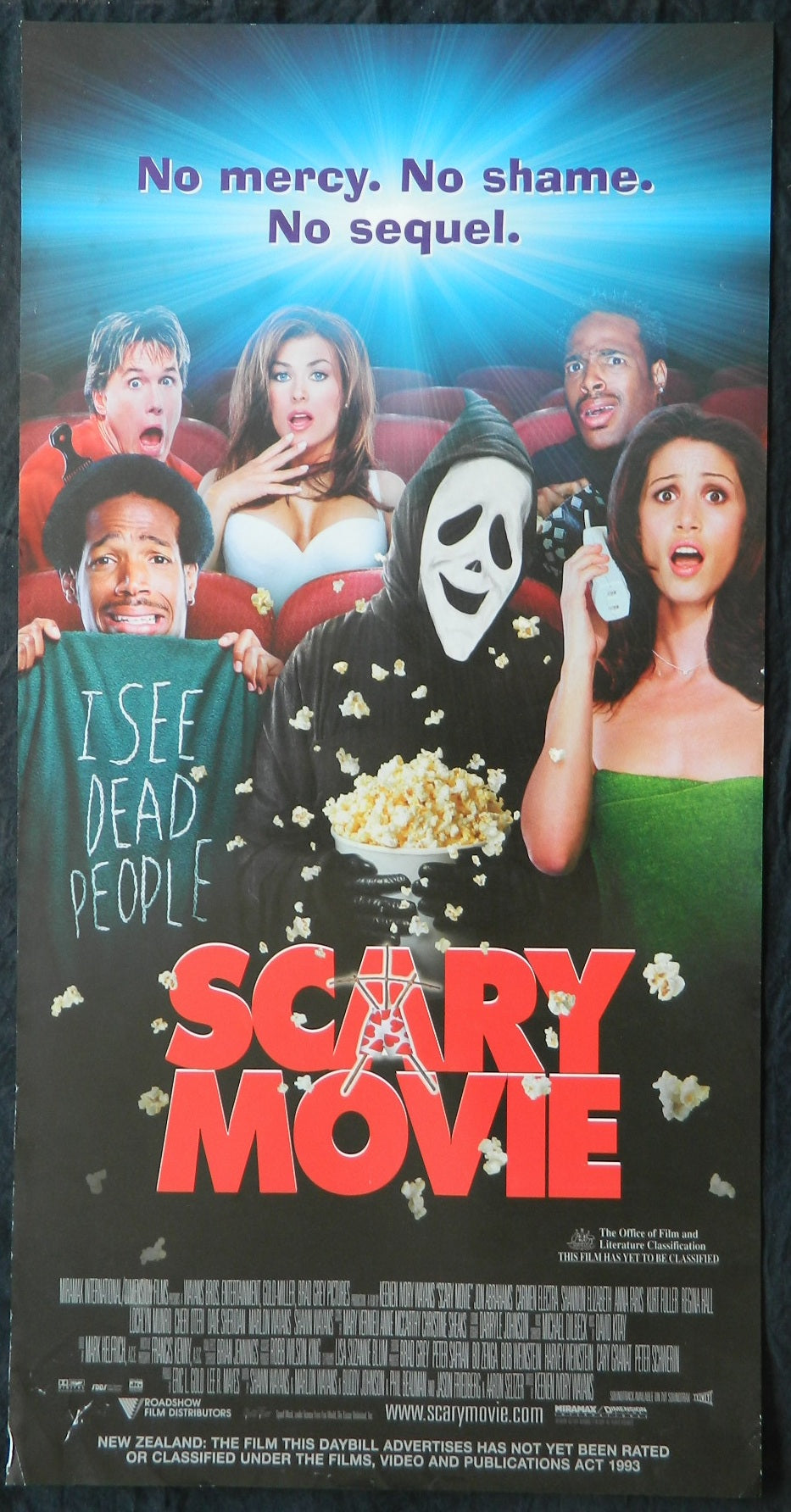 SCARY MOVIE  (2000) — Original Australian daybill movie poster