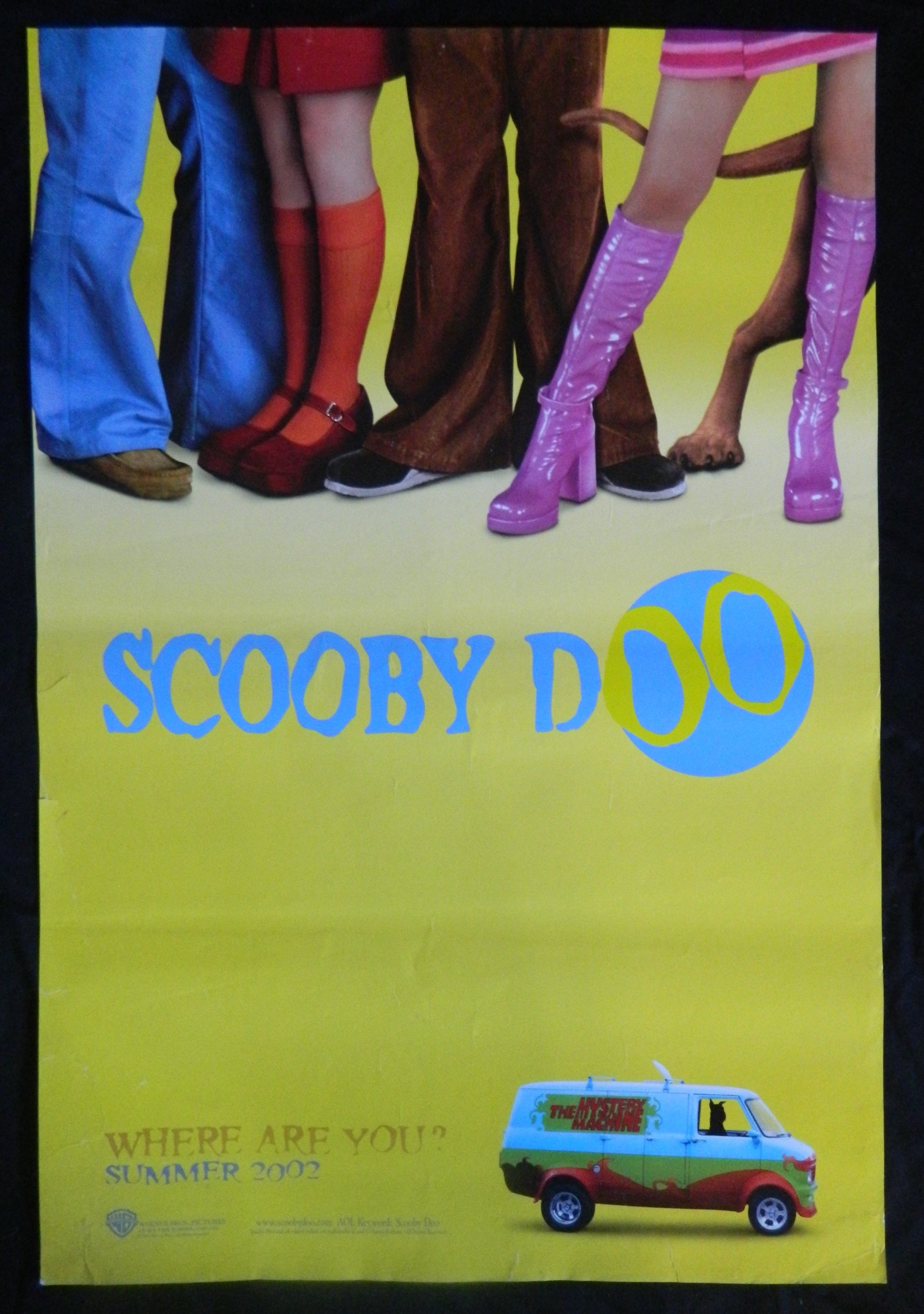 SCOOBY DOO (2002)— Original Australian one sheet movie poster.