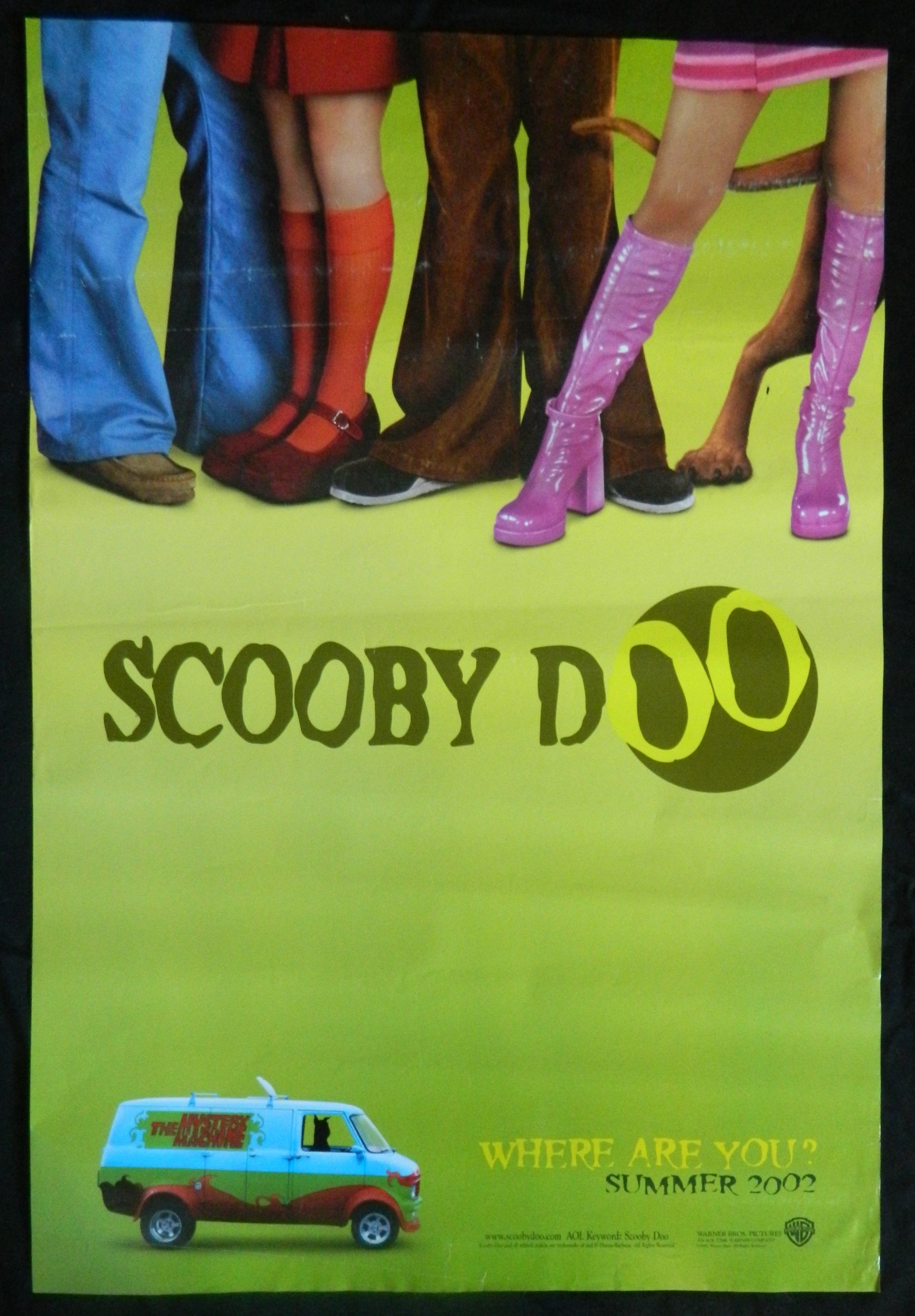 SCOOBY DOO (2002)— Original Australian one sheet movie poster. )