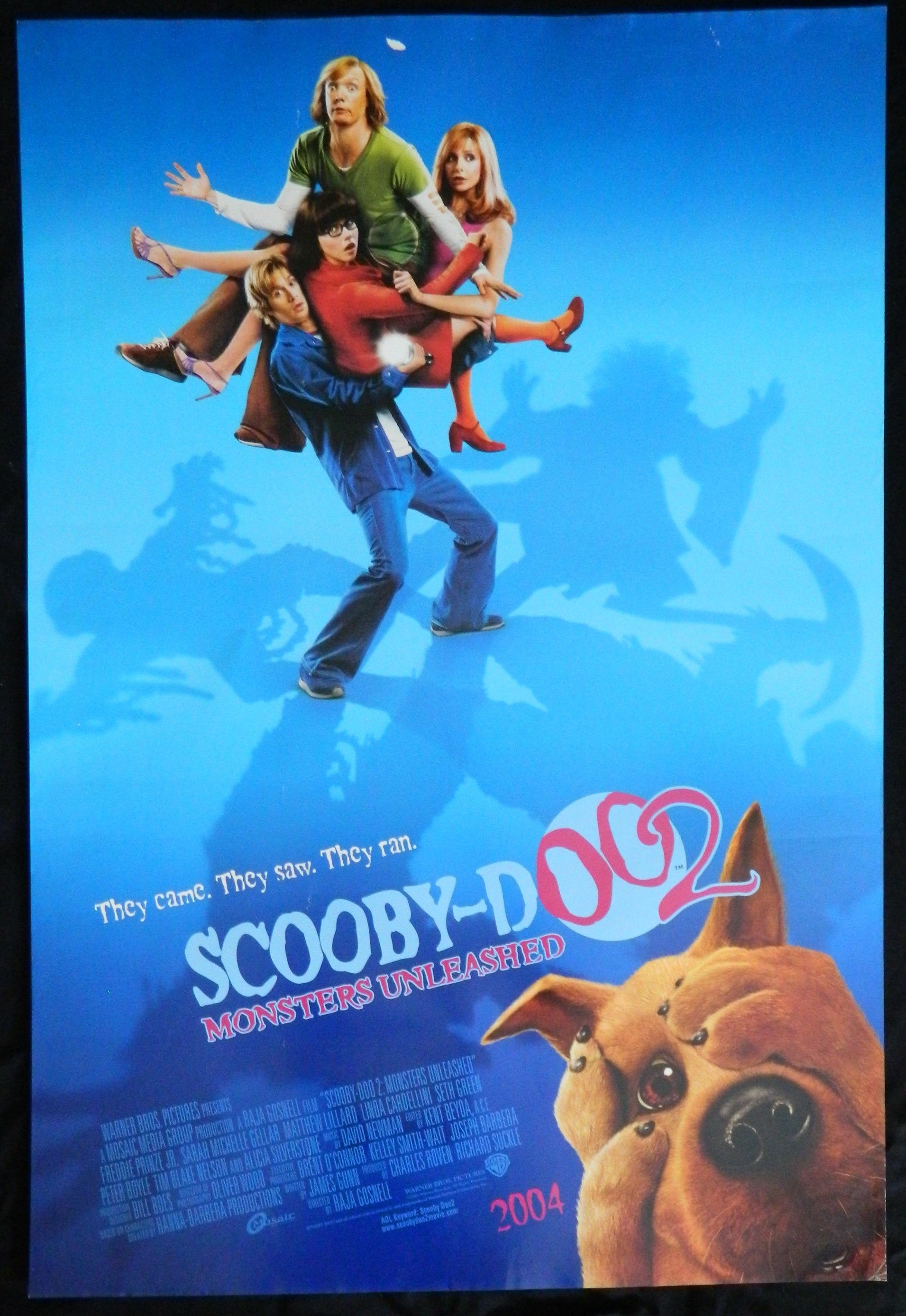 SCOOBY DOO 2  (2004)— Original Australian one sheet movie poster.
