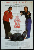 SEE NO EVIL HEAR NO EVIL (1989)— Original Australian one sheet movie poster.