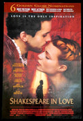 SHAKESPEAR IN LOVE (1998)— Original Australian one sheet movie poster