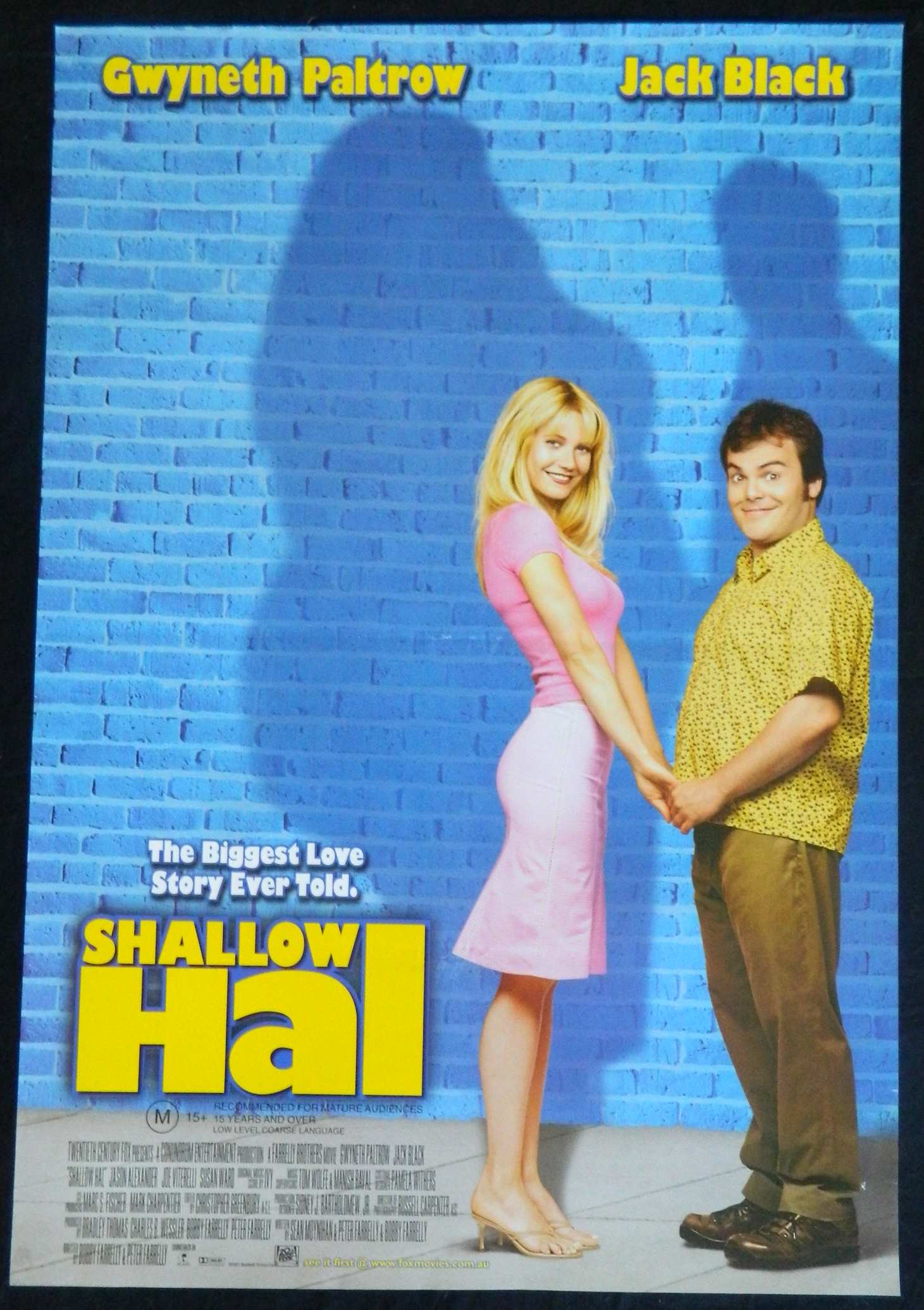 SHALLOW HAL  (2001)— Original Australian one sheet movie poster