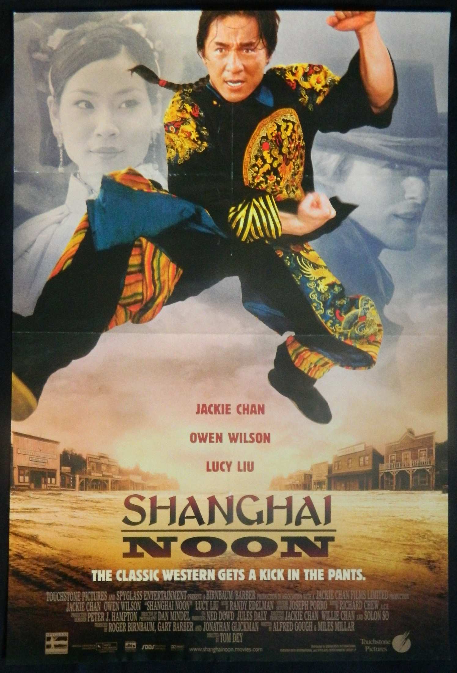SHANGHAI NOON  (2000)— Original Australian one sheet movie poster
