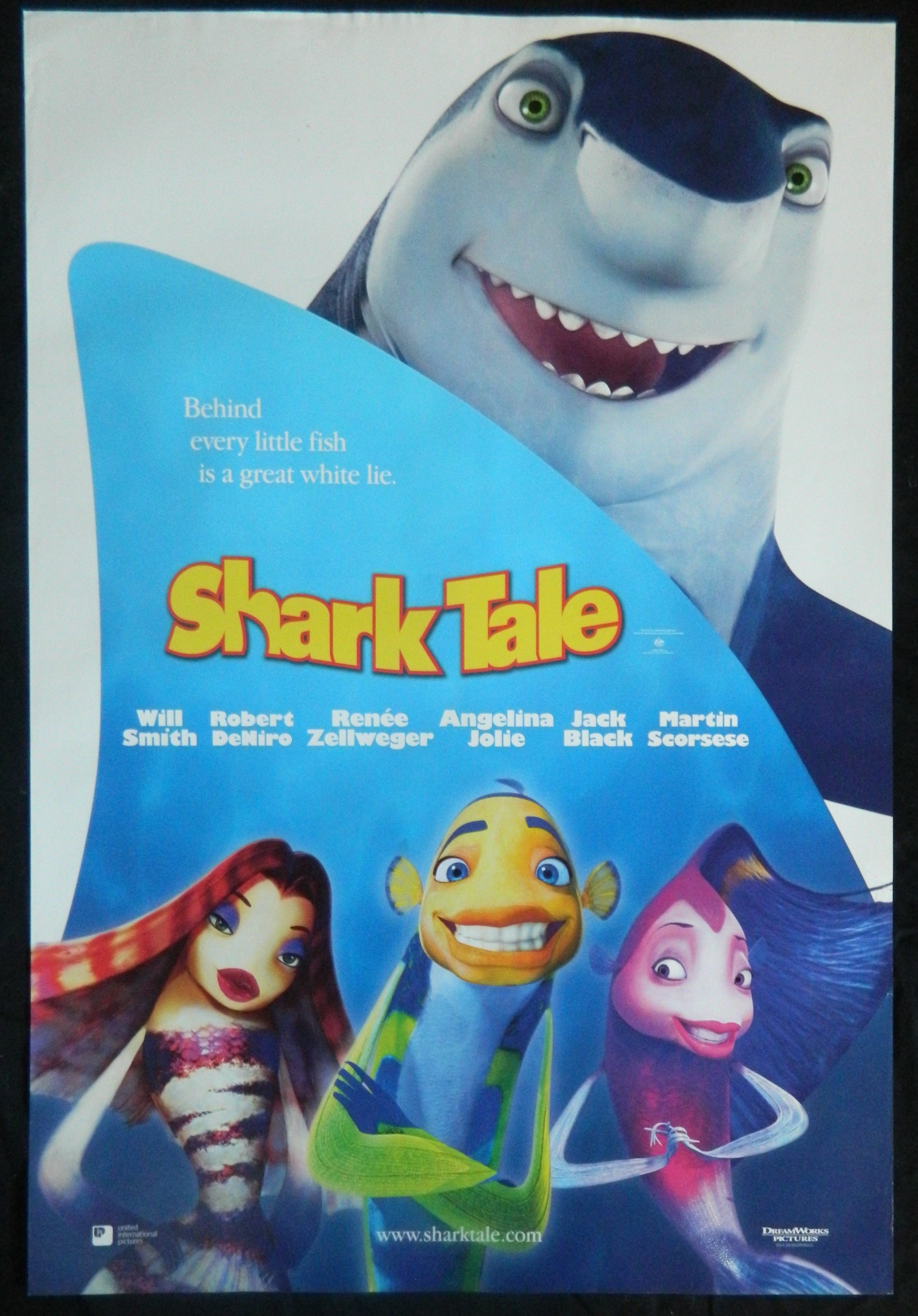 SHARK TALE (2004)— Original Australian one sheet movie poster