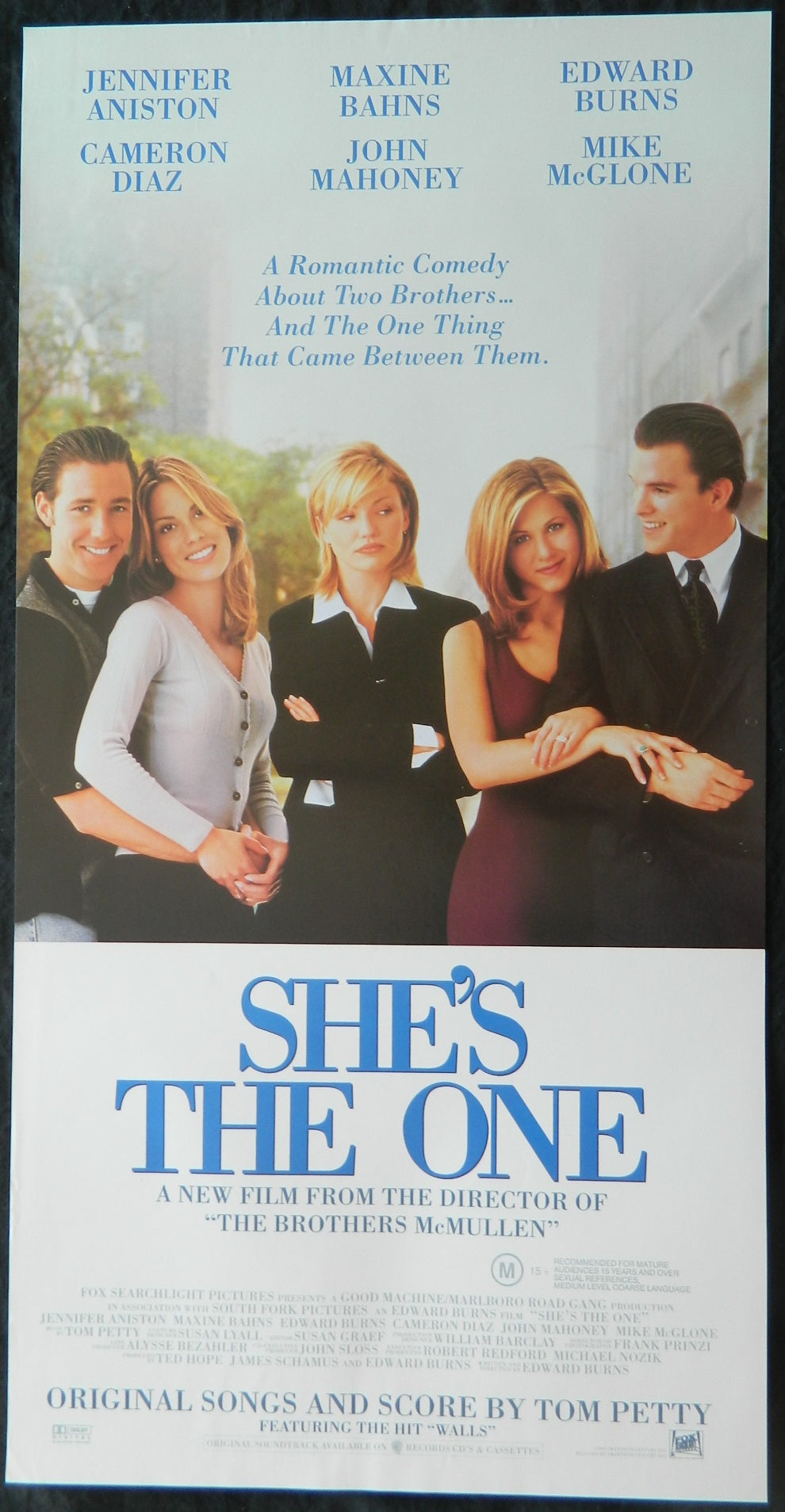 SHE'S THE ONE  (1996) — Original Australian daybill movie poster