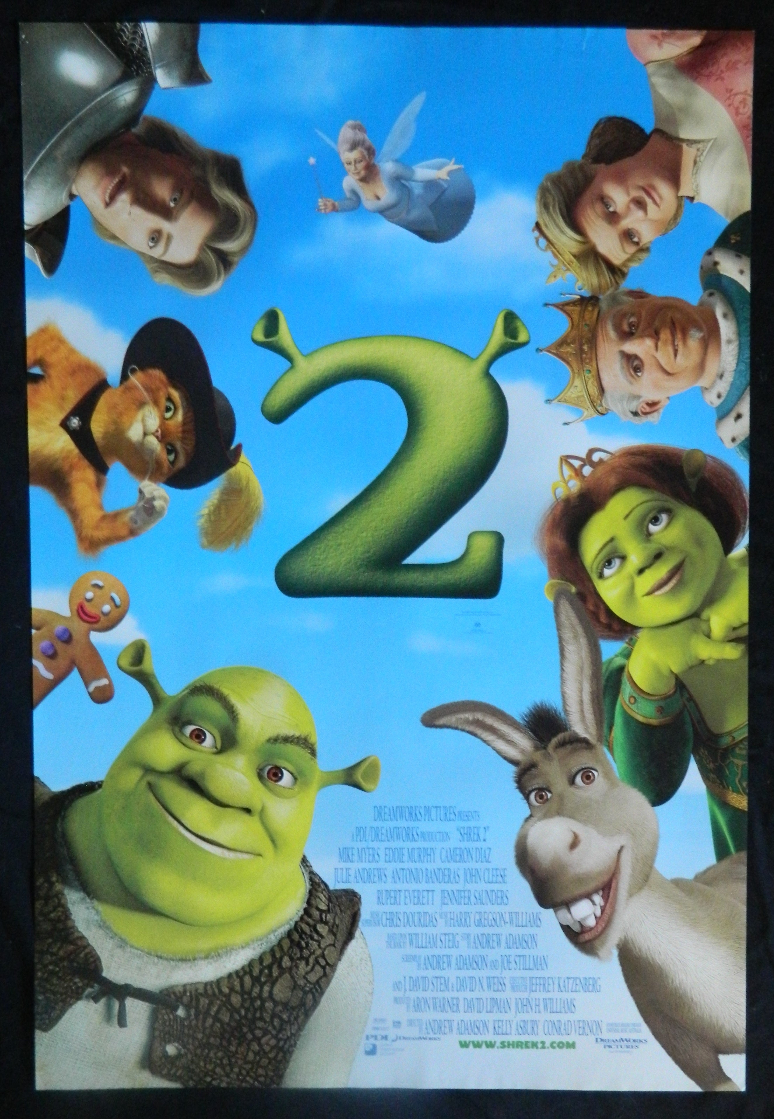 SHREK 2 (2004)— Original Australian one sheet movie poster.