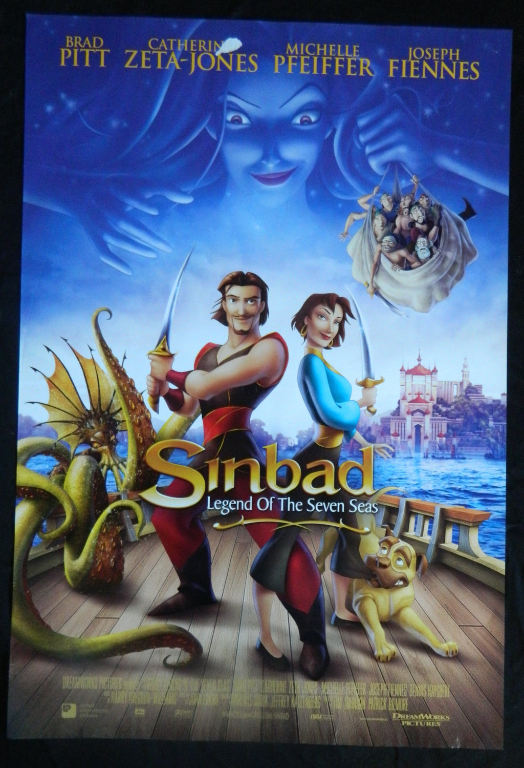 SINBAD LEGEND OF THE SEVEN SEAS (2003)— Original Australian one sheet movie poster